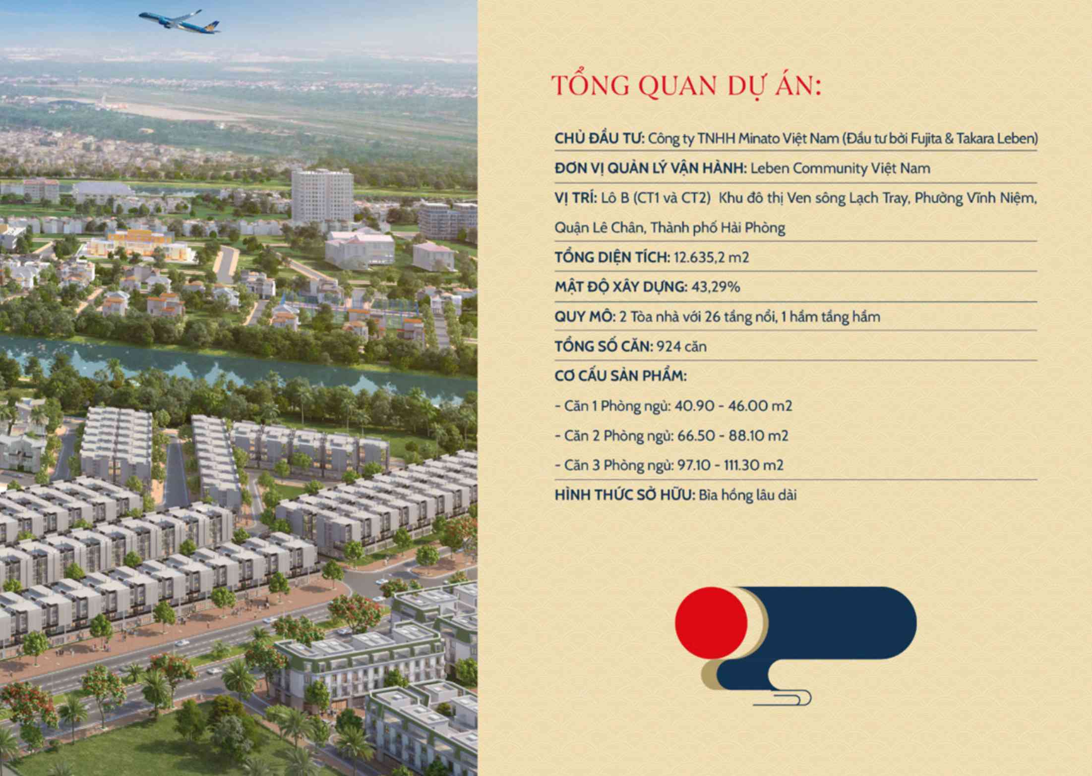 Thông tin chi tiết về quy mô dự án căn hộ cao cấp The Minato Residence Hải Phòng